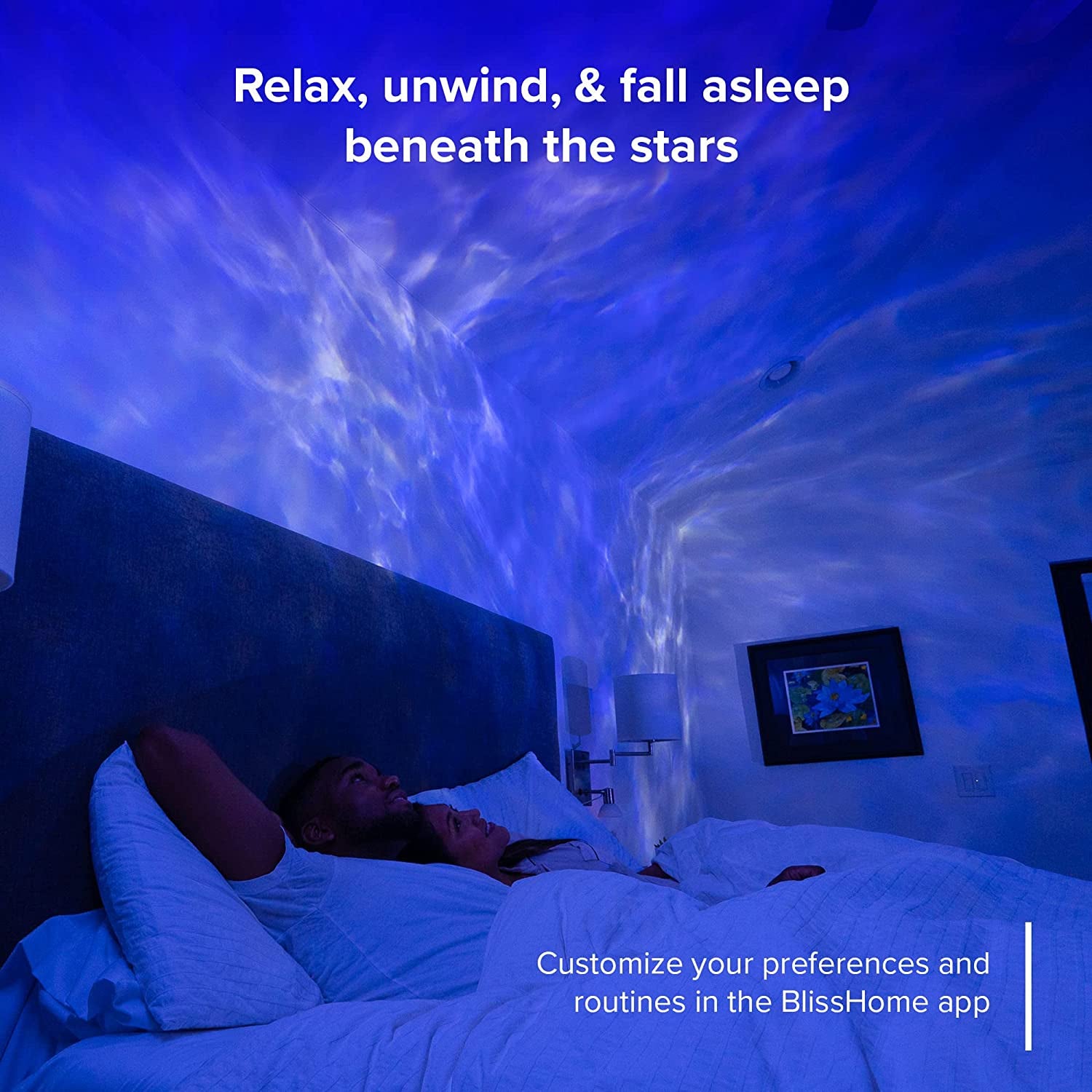 Sky Lite Evolve - Galaxy Projector, LED Nebula Lighting, Wifi App, for Meditation, Relaxation, Gaming Room, Home Theater, and Bedroom Night Light Gift (Nebula Cloud Only)