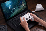 Ultimate Bluetooth Controller with Charging Dock, Bluetooth Controller for Switch and Windows (White)