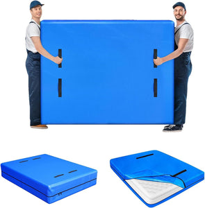 Mattress Protector,  Heavy Duty Mattress Bags for Moving and Storage Reusable Mattress Protection Cover Bag Protector with Strong Zipper and Handles (Queen (208X160X38Cm/82X62X15In))