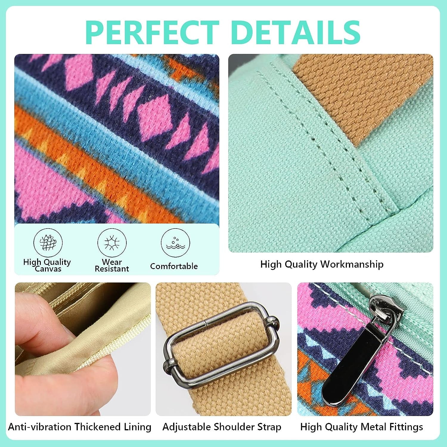 Small Crossbody Purse Printed Messenger Bag Travel Shoulder Bag for Girls and Women