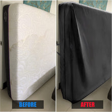 Load image into Gallery viewer, Mattress Bags Queen Size for Moving and Storage, Waterproof Heavy Duty Reusable Mattress Protector Moving Supplies,4 Durable Handles and Strong Zipper Mattress Cover Black

