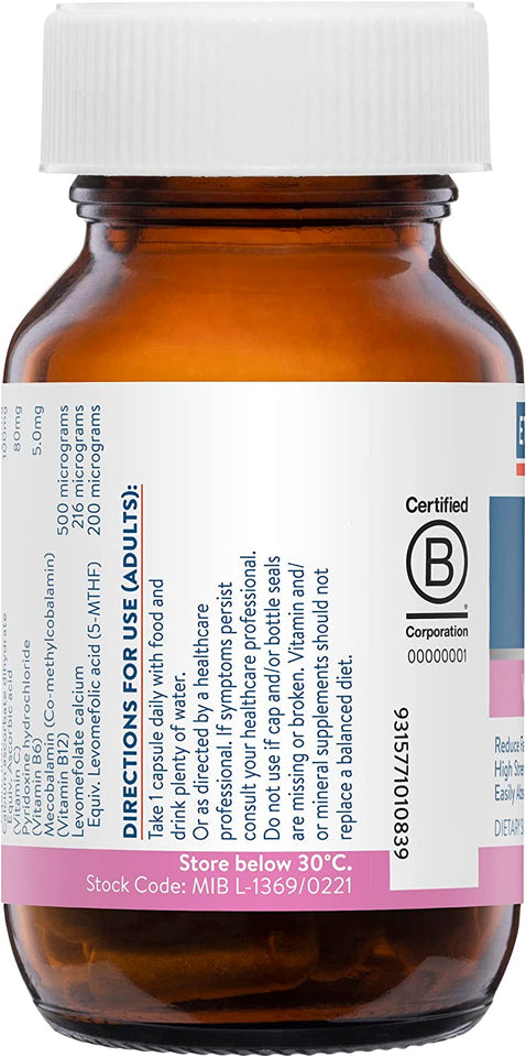 Mega Iron with Activated B Vitamins, 30 Capsules