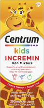 Load image into Gallery viewer, Kids Incremin Iron Mixture Cherry Flavour, Sugar-Free Liquid Supplement to Support Growth &amp; Development, 200 Millilitres
