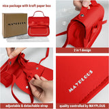 Girls Mini Shoulder Bag Little Girls Handbag with Bow Knot Mini Flap Bag Purse Small Wallet Bag Crossbody Bag for Girls Kids Toddler Age 2-5 Years Old Height 80-110Cm/31.5"-43.3"
