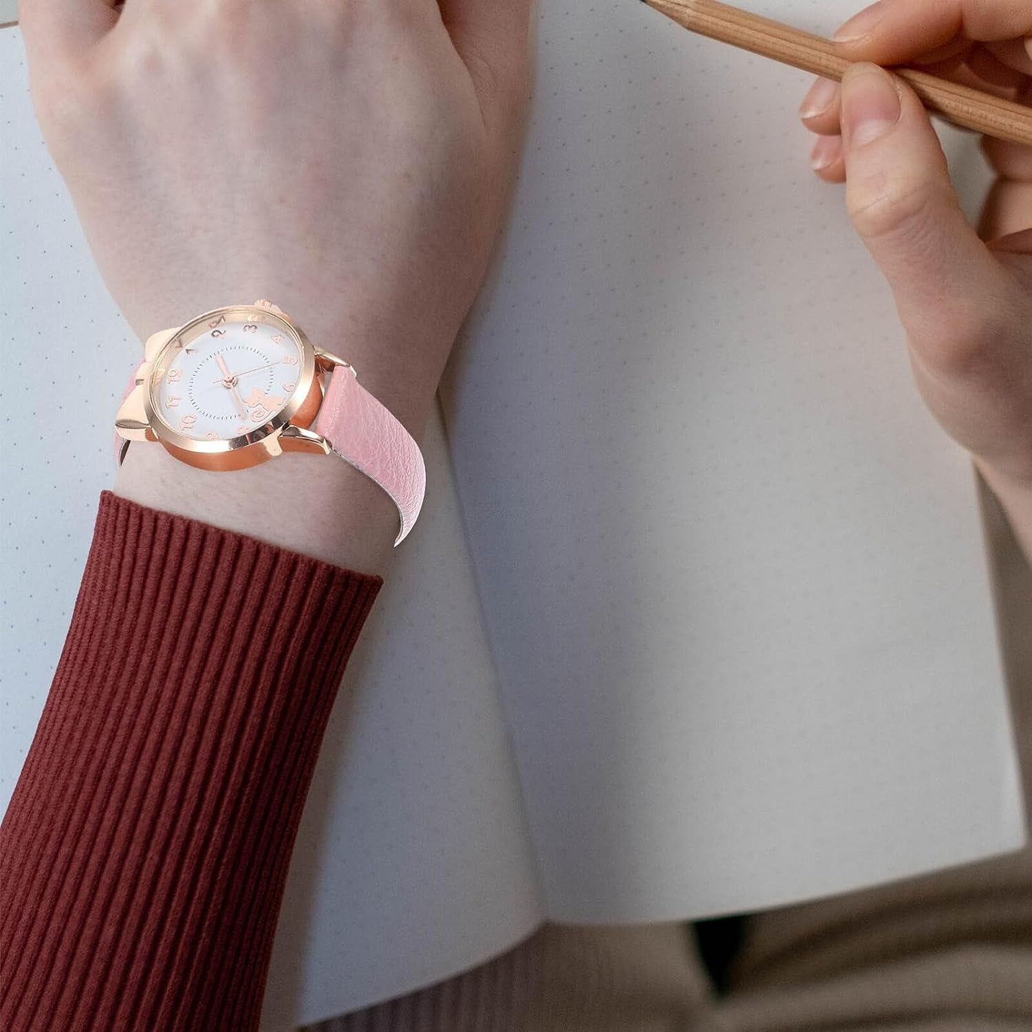 Analog Watch for Kids Cat Watch, Cat Ears Watch Watch Cat Wrist Watch Kids Analog Watch Kids Watch