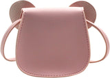 Toddler Kids Crossbody Purse Bowknot Shoulder Bag Little Girl'S Cute Purse with Cartoon Ears