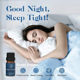 Essential Oils Blends Well-Being Gift Set of 6 X 10Ml Theraputic Grade Aromatherapy Oils for Sleep, Breathe, Calm, Stress&Anxiety Relief, Immune Defence, Happy Ideal for Diffusers Humidifiers