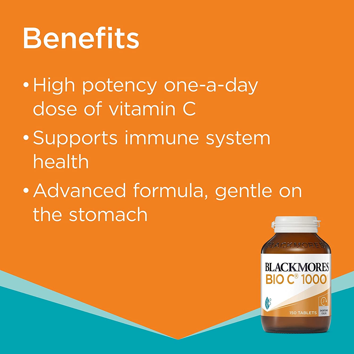 Bio C 1000 - Vitamin C Immunity Support, 150 Tablets
