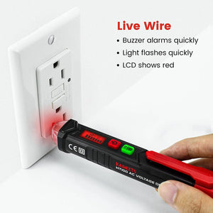 KAIWEETS HT100 Non Contact Voltage Tester AC Electricity Detect Pen 12V-1000V/48V-1000V Pattan Australia