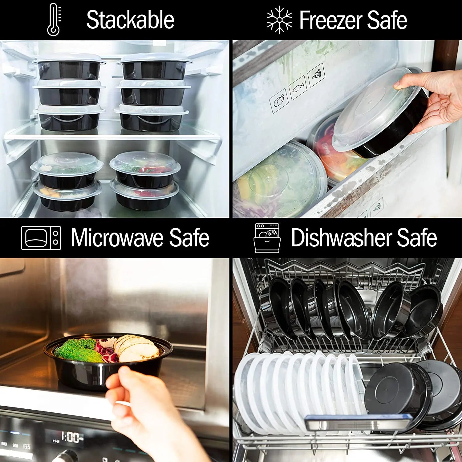 Meal Prep Containers - Reusable BPA Free Food Containers with Air tight Lids Pattan Australia