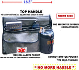 Wheelchair Side Pouch Bag with Cup and Phone Holder for Mobility Scooter Pattan Australia
