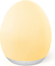Load image into Gallery viewer, Night Light for Kids, Baby Night Light with 8 Color Changing Mode &amp; Dimming Function, Rechargeable Egg Night Light with 1 Hour Timer&amp;Touch Control, up to 100H
