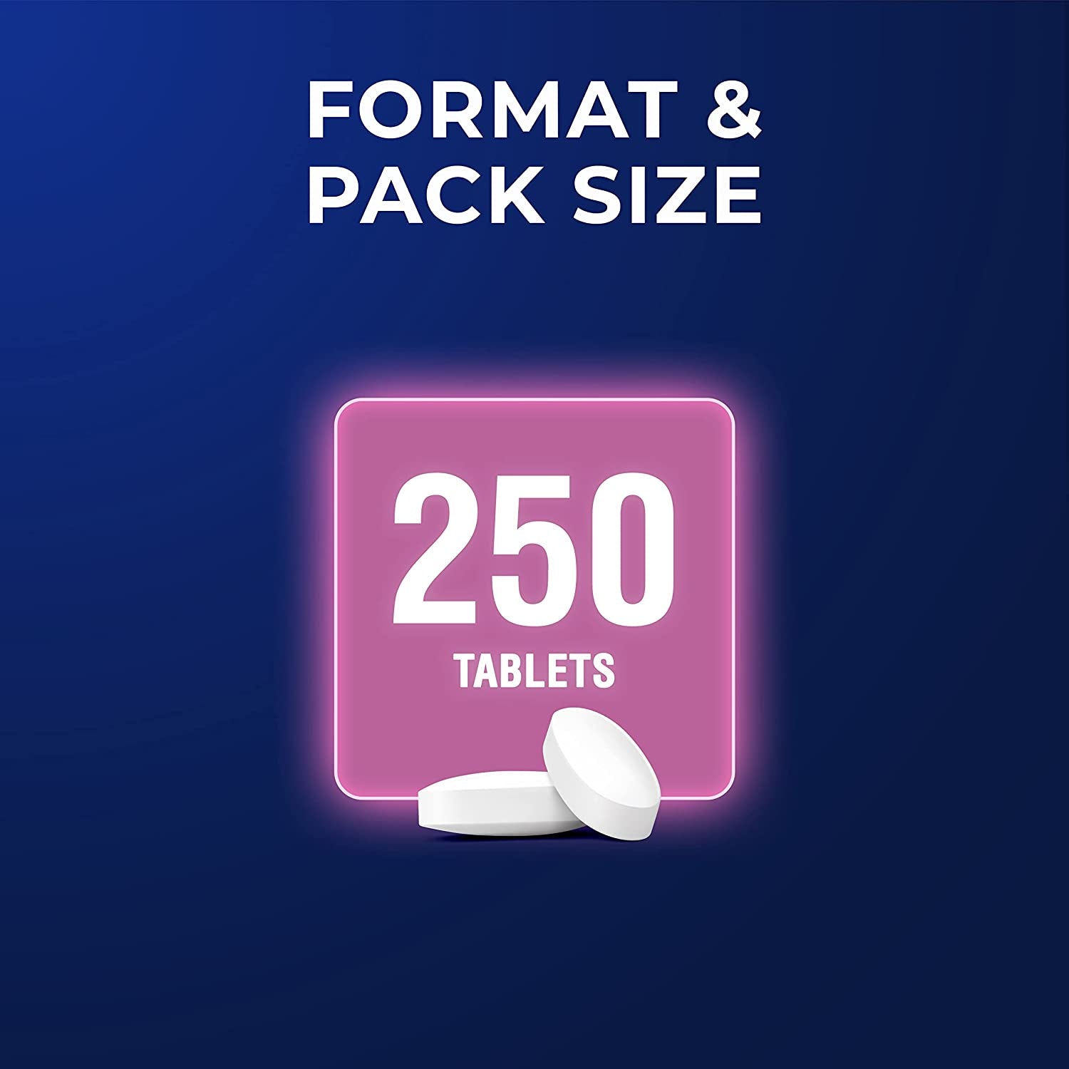 Calcium & Vitamin D - D3 for Bone Health + Immune Support, 250 Tablets