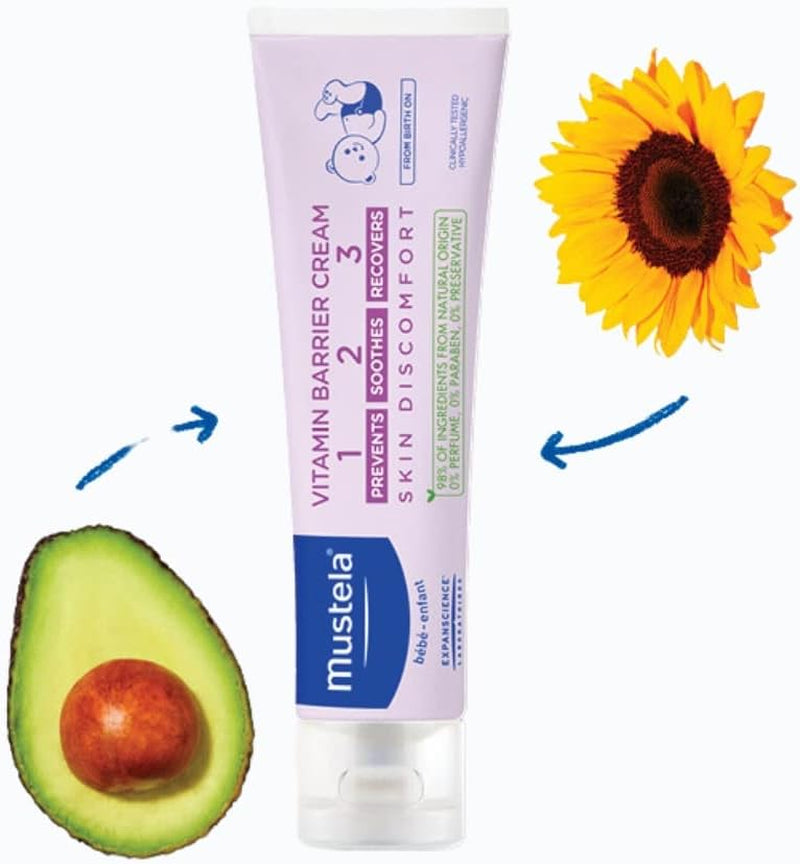 Vitamin Barrier Cream 123 - for Nappy Change - 110G