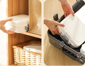 Family Large Capacity Medicine Cabinet, Easy Carry Medicine Case for Home Travel