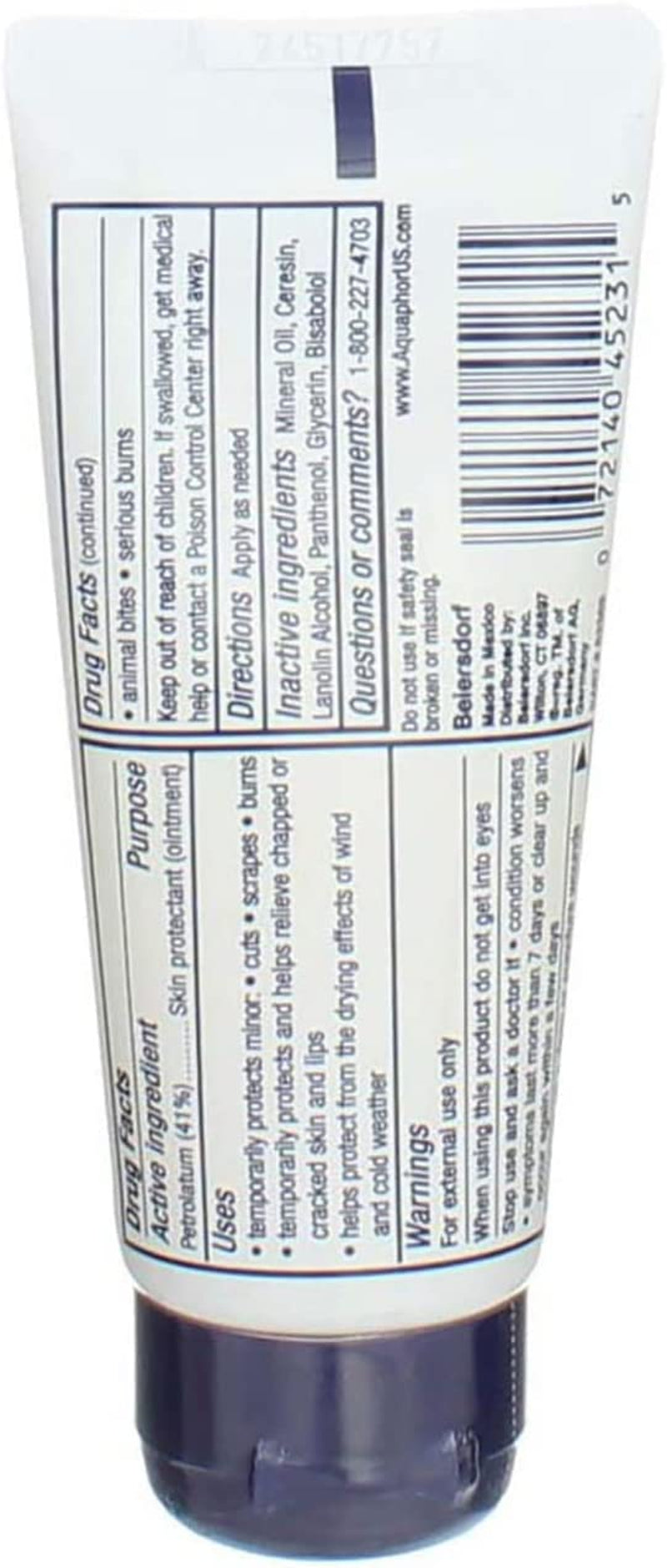 Aquaphor Healing Skin Ointment Advanced Therapy, 1.75 Oz