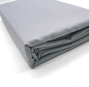 Pewter Grey Quilt Cover Set Solid Plain Doona Cover Set 2Pcs 1000TC Premium Soft Microfibre (Pewter Grey, King Single)