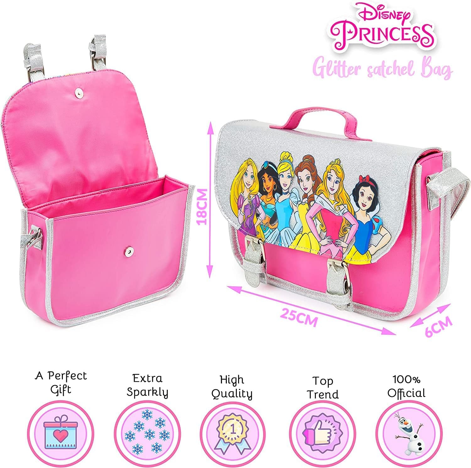 Girls Handbag, Princess Cross Body Bag, Gifts for Girls