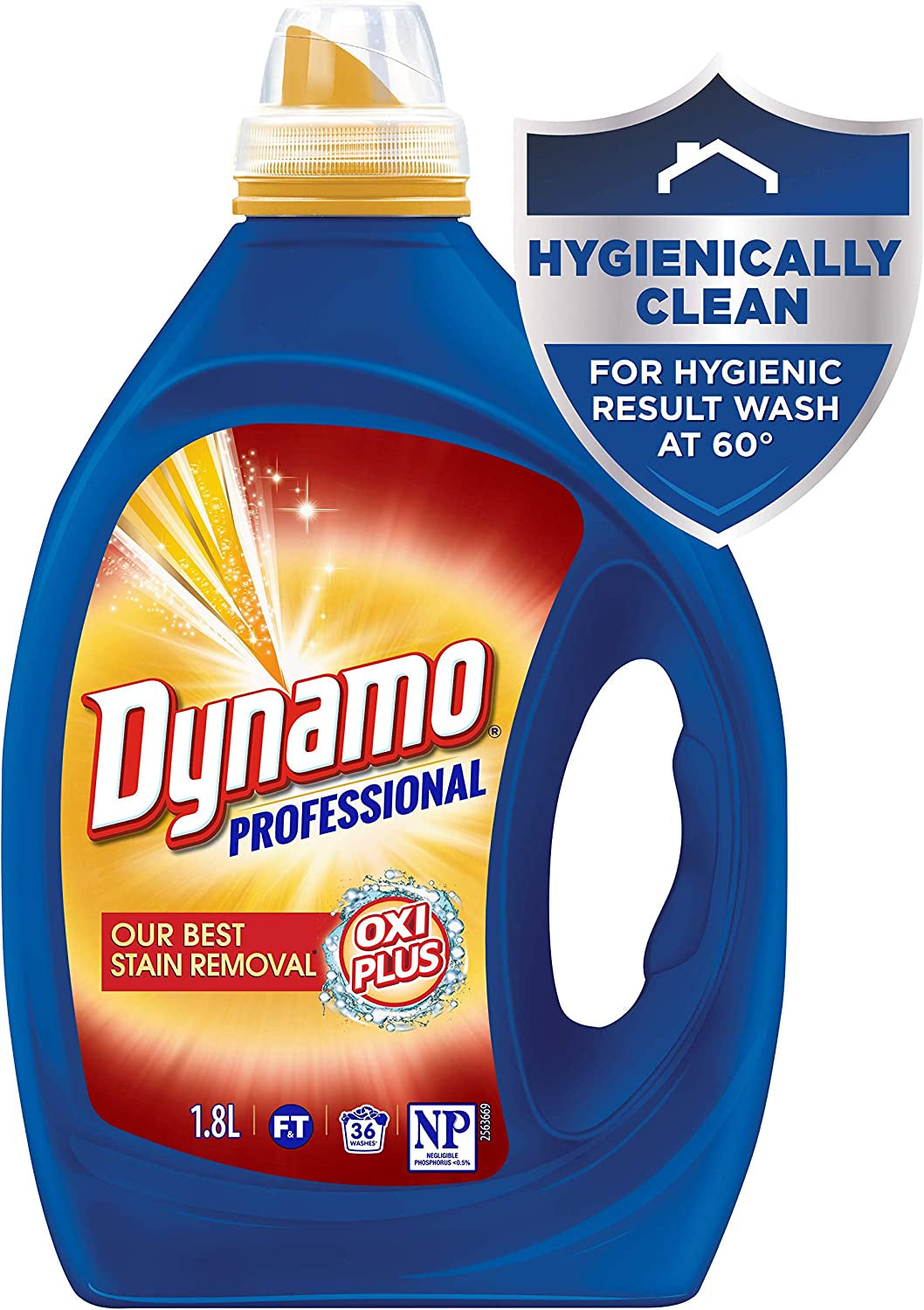 Professional Oxi plus Is Our Best Stain Removal Liquid Laundry Detergent, 1.8 Litres, 36 Washloads
