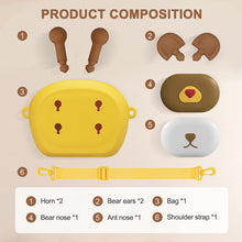 Load image into Gallery viewer, Kids Crossbody Bag, DIY Purse with 3 Cartoon Animal Styles, Little Girls Handbag Cute Gifts Adjustable Shoulder Strap
