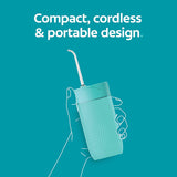 Blast Water Flosser, Cordless, Waterproof, Rechargeable (AU Charging Plug), Home and Travel Friendly, Teal, Gentle on Gums, 3 Pressure Modes, Easy to Clean Tank
