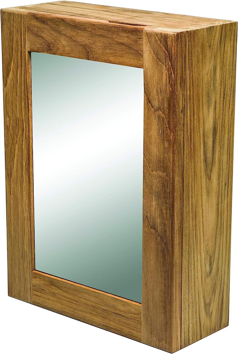62354 Teak Medicine Chest with Mirror