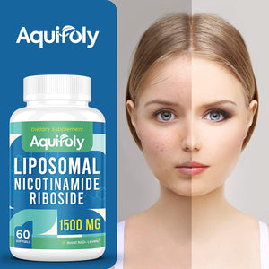 2000 MG Complex Liposomal Nicotinamide Riboside Supplement,Maximum Absorption,Superior to NMN Nad,With TMG and Pterostilbene for Boosting Nad+,Cellular Energy,Healthy Aging,60 Softgels,1