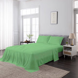 Bamboo Cooling Sheet Set Single Size - Ultra Soft 2000TC Breathable Bed Sheets Set with 16 Inches Deep Pocket-Cooling Sheets for Hot Sleepers (Queen,Avocado)