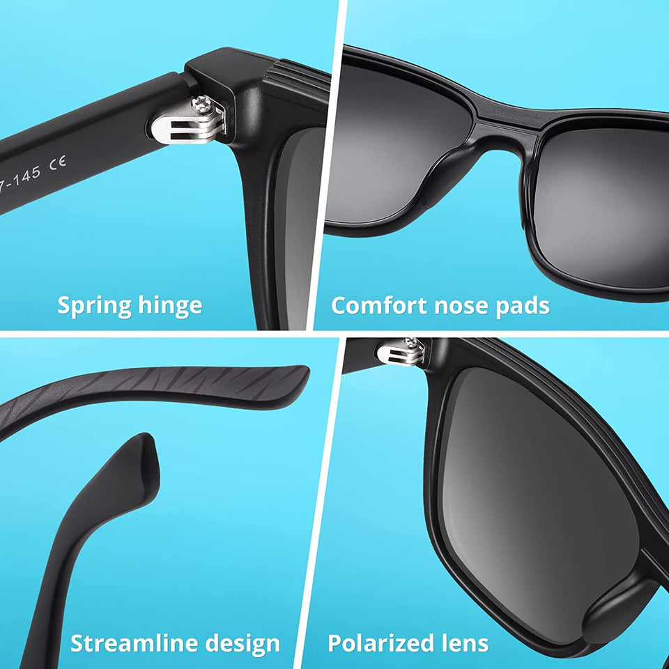 Polarized Sunglasses UV400 Protection Classic Designer Fashion Sun Glasses for Men Women