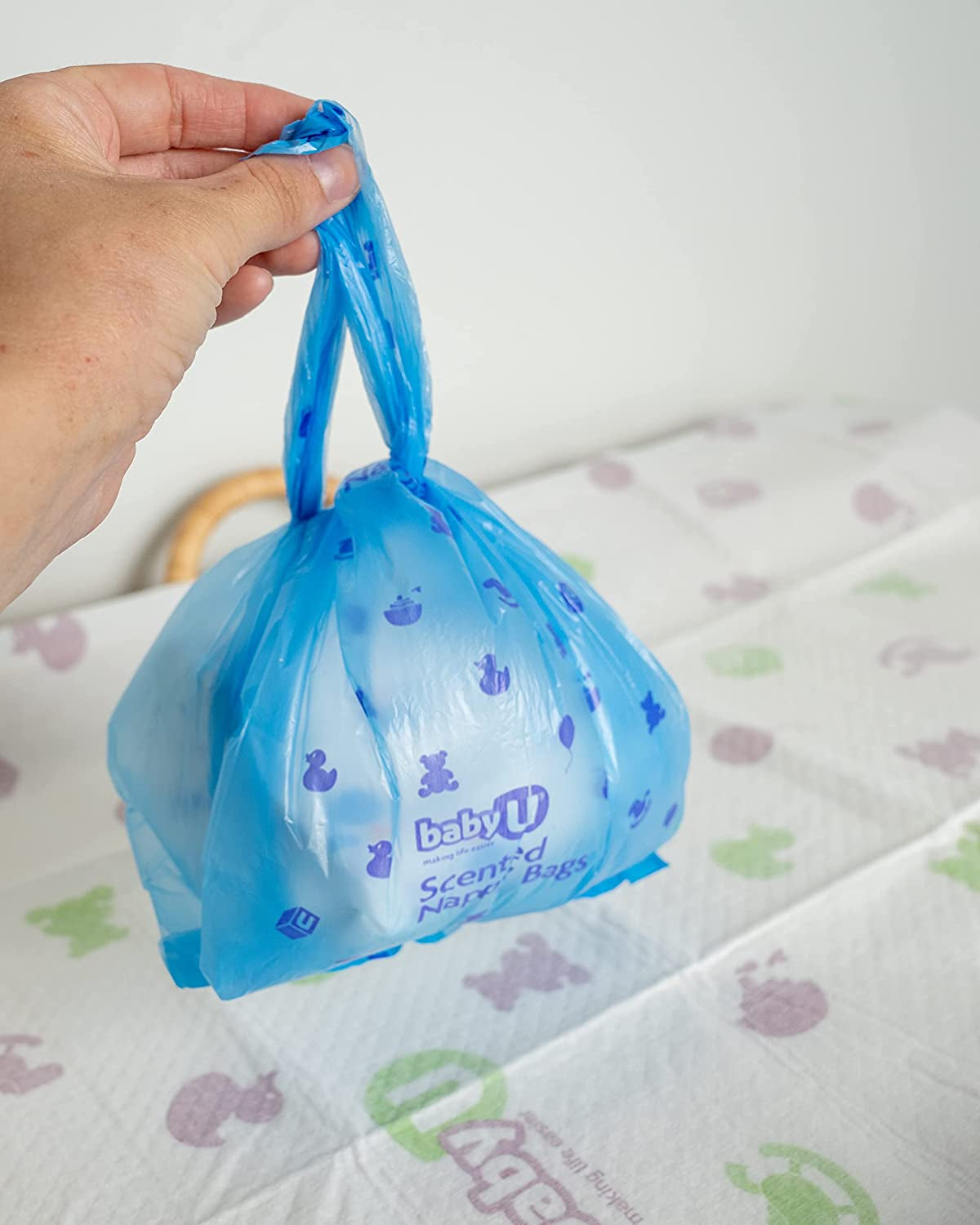 Babyu Scented Nappy Bags, 200 Count