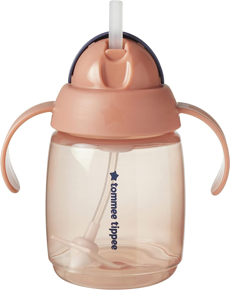 Superstar Weighted Straw Cup for Toddlers with INTELLIVALVE Leak and Shake-Proof Technology and BACSHIELD Antibacterial Technology, 300Ml, Pack of 1, Colours Vary
