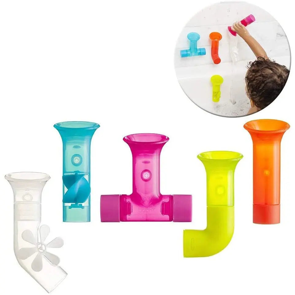 Pipes Building Bath Toy, Multicolour