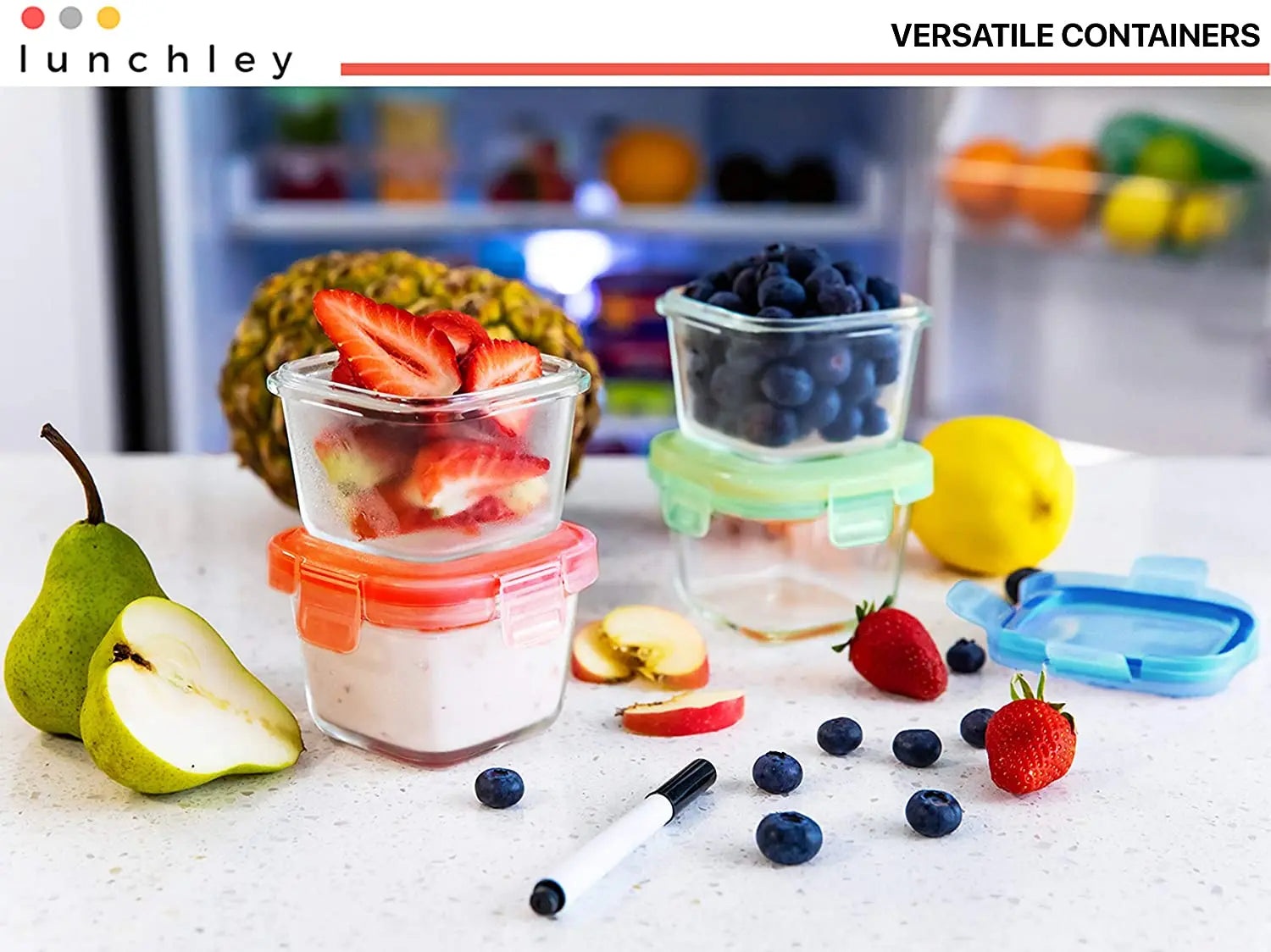 Glass Baby Food Storage Containers with Lids | Set of 12 | 5 oz Glass Food Containers, Freezer Storage, Reusable, Microwave & Dishwasher Safe pattanaustralia