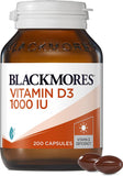 Vitamin D3 1000IU (200 Capsules)