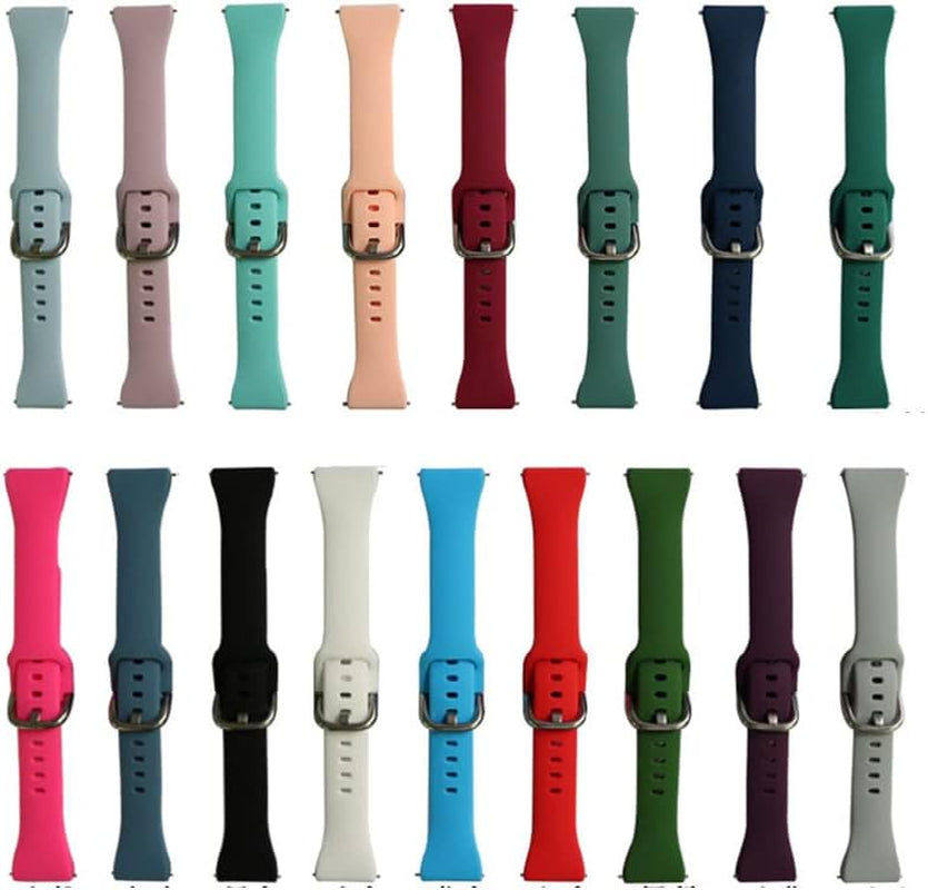 for Garmin Vivoactive 3 Strap Silicone Slim Watch Band for Garmin Forerunner 245/645/158/55 Venu 2 Plus/Venu SQ Bracelet (Color : A, Size : for Venu)