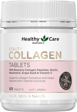 Load image into Gallery viewer, Beauty Collagen - 60 Tablets | with Bioactive Collagen Peptides, Biotin, Resveratrol, Grapeseed and Vitamin C

