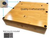 Ziplock Bag Storage Organiser Holder (Natural Bamboo)