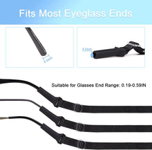 Load image into Gallery viewer, Adjustable Glasses Strap, Comfort Eyeglass Holder Sunglass Strap for Women Men Kids, Unisex Eye Glasses String Strap - 3 Pack
