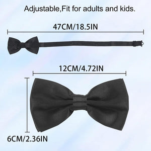 Elegant Pre-Tied Adjustable Men'S Bow Tie for Boys