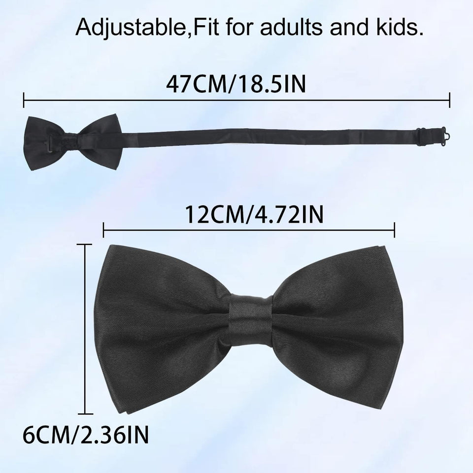Elegant Pre-Tied Adjustable Men'S Bow Tie for Boys