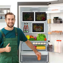 Load image into Gallery viewer, Lockable Box Large Capacity, Locking Box for Medicines, Premium Material Lockable Storage Bin Organizer Box for Fridge Food/Snacks/Phone/Tablet Jail(Black)
