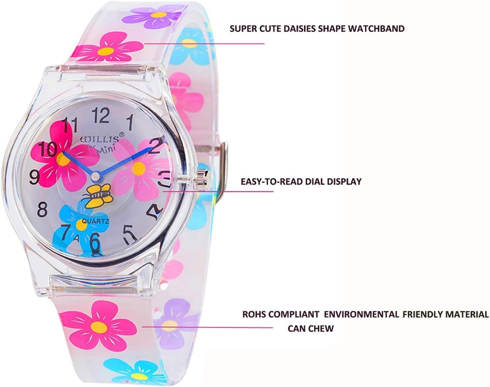 Kids Children Girls Boys Teen Rainbow Watch Stripe Time Teacher Watch Gift