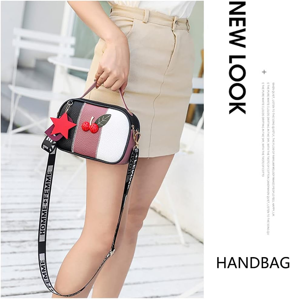 Trendy Girls Crossbody Purse for Kids Women Leather Roomy Bag for Little Girls Toddler