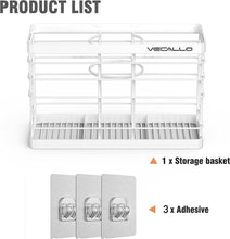 Load image into Gallery viewer, Hair Tool Organizer, Curling Iron Stands, Bathroom Organizer Basket Hair Supplies Organizer Storage Hair Dryer Holder- Wall Mount No Drilling
