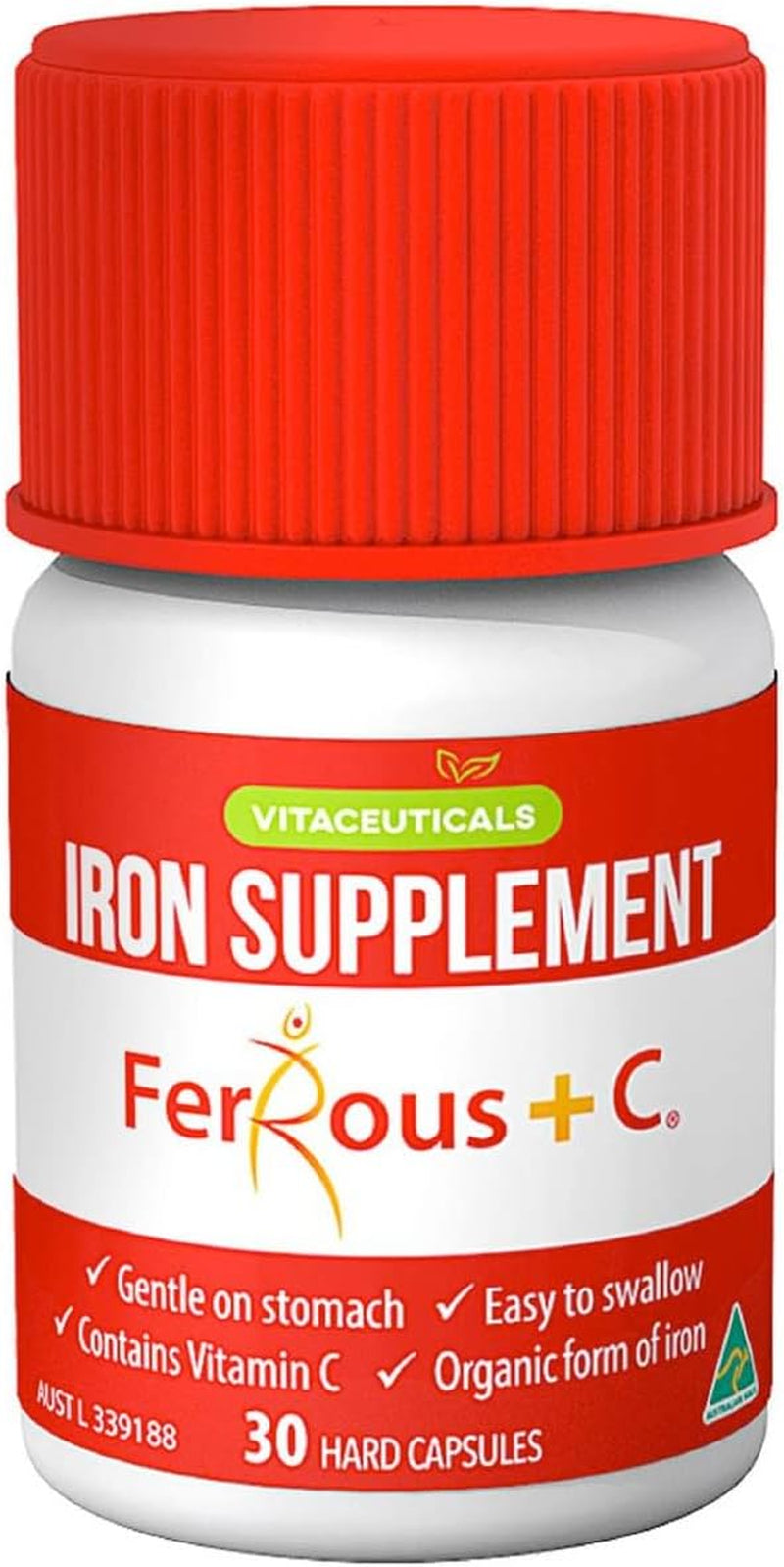 Vitaceuticals  + C Iron Supplement 30 Capsules