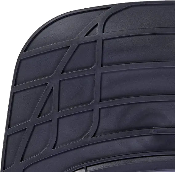Carfit 4562051 Guardian Rubber Car Floor Mat 4 Piece Set, Black, Set of 2 Pattan Australia