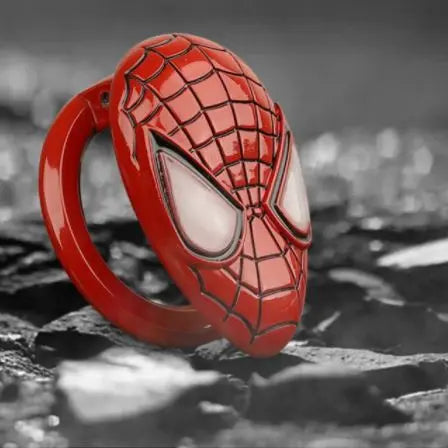 Spiderman Car Start Stop Button Protection Cover Carbon Fiber pattanaustralia