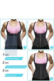 Junlan Women Waist Trainer Corset Zipper & Hook Body Shaper Workout Tank Tops Shapewear pattanaustralia