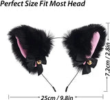 Jiaduo Cat Ears Headband Anime Cosplay Lolita Maid Kawaii Costume Accessories for Women, Girls Halloween Party pattanaustralia