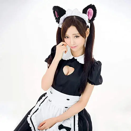 Jiaduo Cat Ears Headband Anime Cosplay Lolita Maid Kawaii Costume Accessories for Women, Girls Halloween Party pattanaustralia